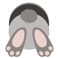 Rabbit Easter Sticker by TASSO e.V.