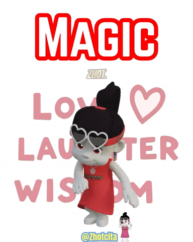 Magic Glow GIF by Zhotcita