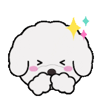開心 Bichon Sticker