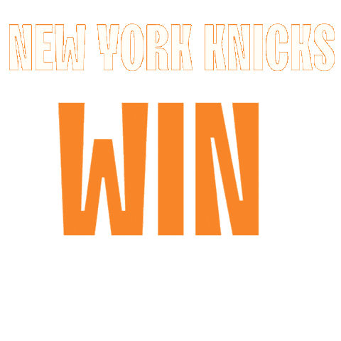New York Knicks Win Sticker by Pudgy Penguins
