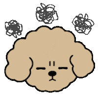 Poodle Annoy Sticker