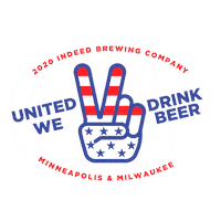 Drink Beer Vote Sticker by Indeed Brewing Company