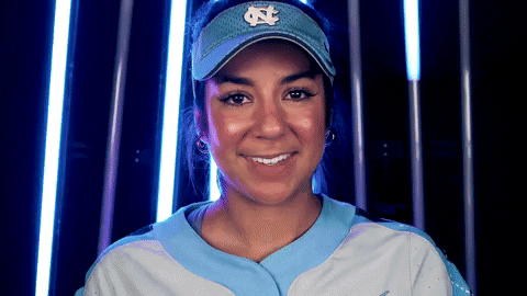 Carolina Unc Softball GIF by UNC Tar Heels