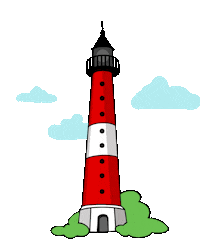 nordseeinselpellworm deutschland moin lighthouse nordsee Sticker