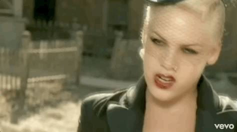 pink giphyupload pink trouble p!nk GIF