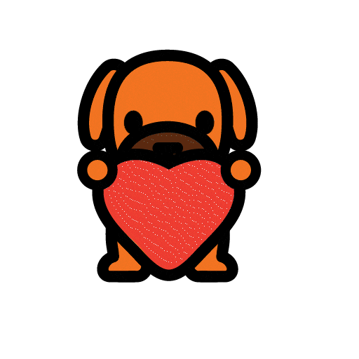 Boxer Dog Love Sticker