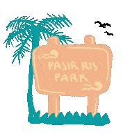 oceanpurposeproject beach cleanup opp pasir ris Sticker