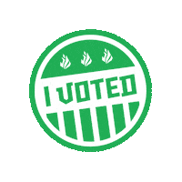 Stem Voting Sticker by Jong Groen