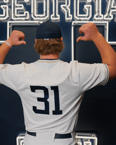 Georgia Tech Baseball GIF by Georgia Tech Yellow Jackets