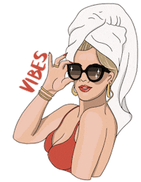 Vibes Sticker by Monica Yates Health