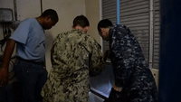 Navy Inspects Hospitals, Offloads Military Equipment, as Hurricane Relief Continues