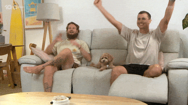 Australian Tv Cheer GIF by Gogglebox Australia