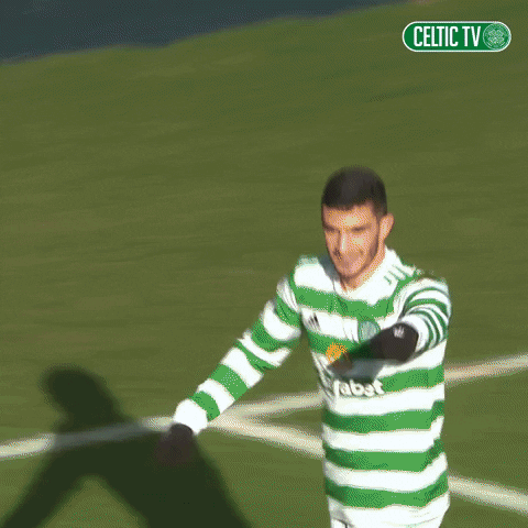 Goal Celeb GIF by Celtic Football Club