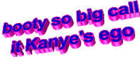 call it pink Sticker by AnimatedText
