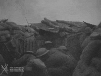 NationalWWIMuseum black and white military footage soldiers GIF