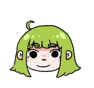Girl Hello Sticker