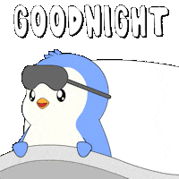 Sleepy Good Night Sticker by Pudgy Penguins