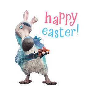 Easter Bunny Chocolate Sticker by Dodo Australia
