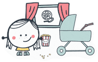 Cinema Popcorn Sticker by Frankfurt mit Kids