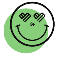 Happy In Love Sticker by WAKE'N BAKE