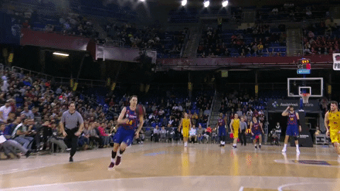 Flying Fc Barcelona GIF by ACB