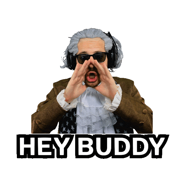 Whats Up Hello Sticker