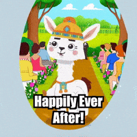 Happily Ever After Love GIF by Llamaozi
