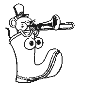 Mouse Trompete Sticker by Mexer