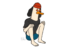 Uglyducklink duck bebek uglyduckling uglyducklink Sticker