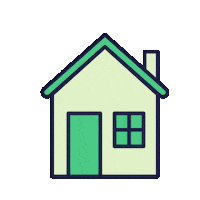 EcoHome wow home house newpost Sticker