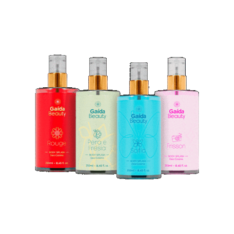 gaidabeauty giphygifmaker gaida gaida beauty body splash Sticker