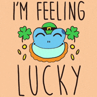 St Patricks Day Good Luck GIF by Croakey