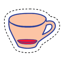 Coffee Cafe Sticker by Agence DUNK!