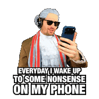 What Am I Reading Morning News Sticker