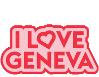 Happy I Love Sticker by Geneva Tourism
