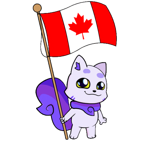 Canadian Hockey Sticker by Lucky Kat Studios