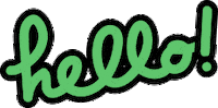 Ohmygouter hello hi bye hey Sticker