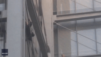 Police Rescue and Apprehend Man Who Climbed New York Times Building