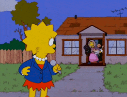the simpsons cat GIF