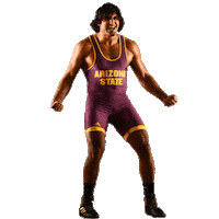 Wrestling Arizona Sticker by Sun Devils