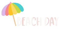 Beach Day Summer Sticker by Natalie Tahhan