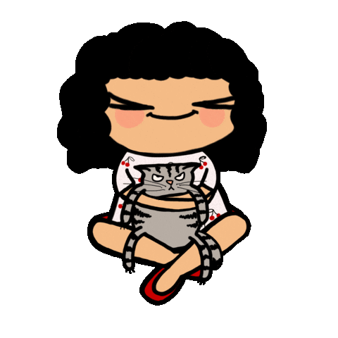 Cat Lady Sticker by Sympathiegestalten