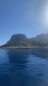 dreadwil boat greece rhodes Cliffside GIF