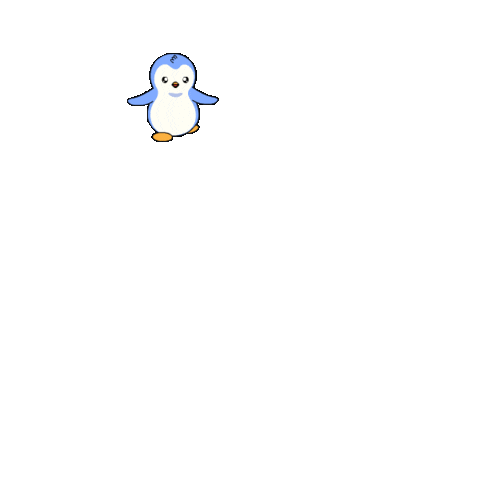 Happy Lets Go Sticker by Pudgy Penguins