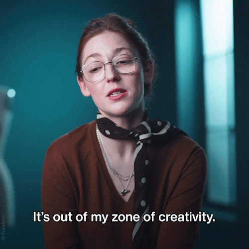 Nervous Project Runway GIF by Freeform