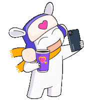 Selfie Mi Bunny Sticker by Xiaomi Russia