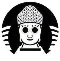 Eyes Buddha Sticker by ArtBouquetlv