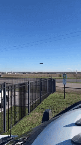 Pilot Ejects During Failed Landing at Fort Worth Military Base
