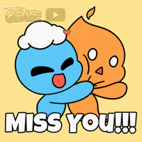 Miss You Hug GIF by Christophers Genie