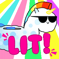 imaginaryones party nft swag unicorn GIF